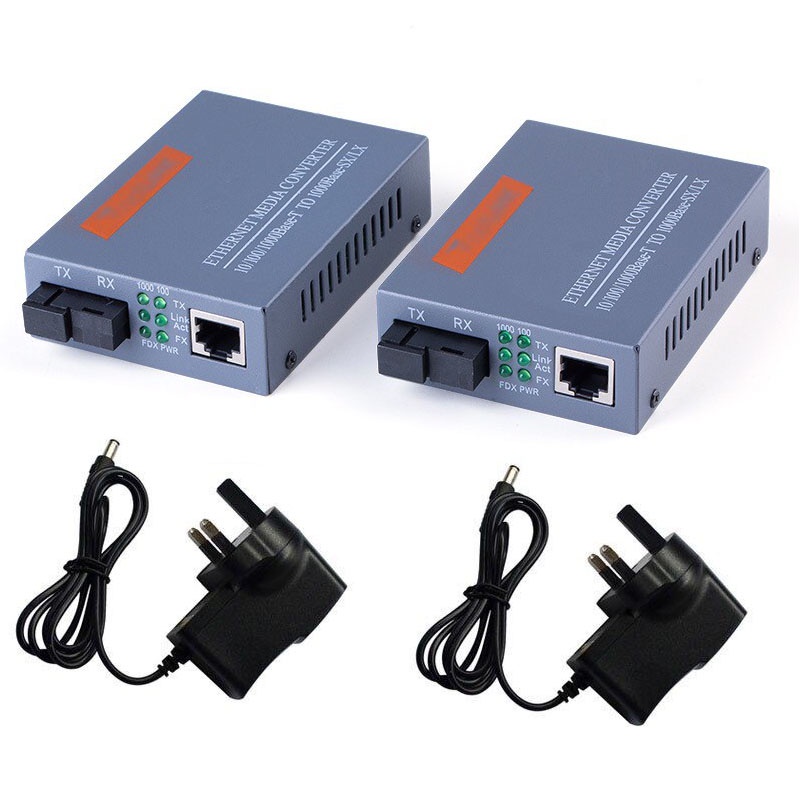 Fiber Optical Media Converter Gigabit Htb Gs A B A Pair Of Netlink Htbgs Mbps Single