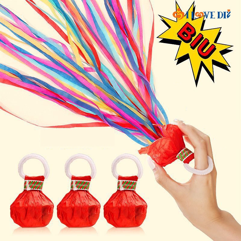 Creative Colorful Hand Throw Paper Ribbons/ Random Color Streamer ...