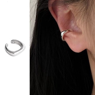 1 PCS New Fashion Titanium Non Pierced Men Earring Ear Cuff Clip on  Earrings Without Piercing Earrings for Man Mens Punk Pierced Earring Ear  Cuff