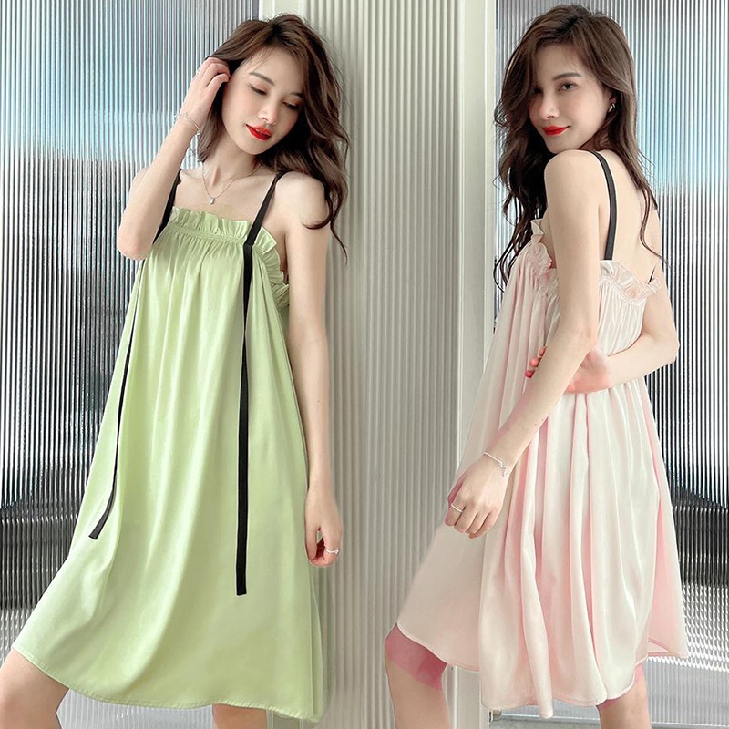 Casual Nights Women's Poly Cotton Sleeveless Nightgown Chemise 