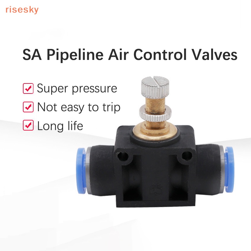 [risesky] Air Control Valves, Air Flow Control Valve, Air Flow Restrictor Pneumatic, Air Flow