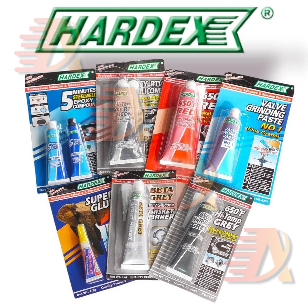 [HARDEX] GAM GASKET SUPER GLUE RTV SILICONE RUBBER VALVE WGRINDING