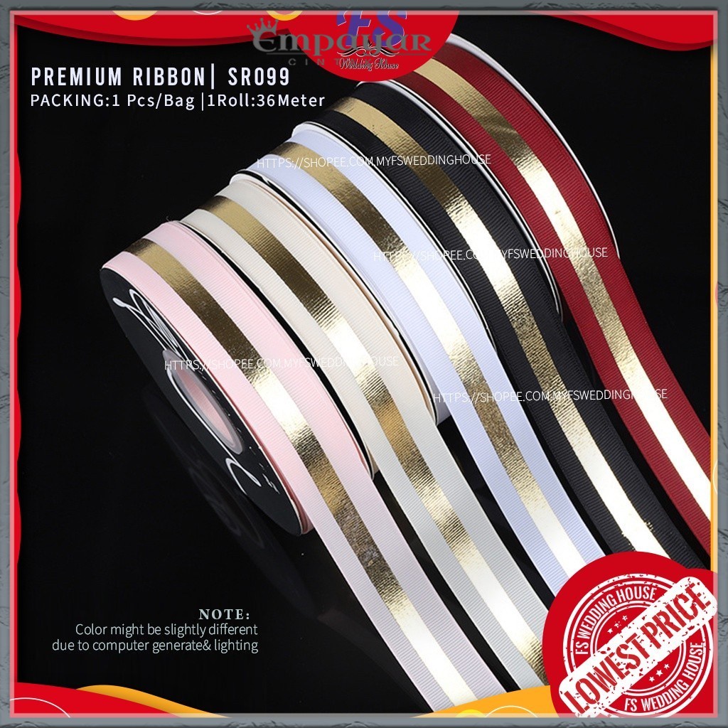 Premium Ribbon / Polyester Ribbon / Riben Gift Box / Riben Cantik ...