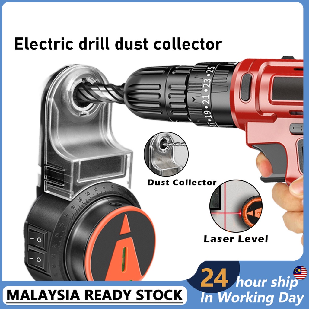 Wall Suction Vacuum Sucker electric drilling dust collector dust ...