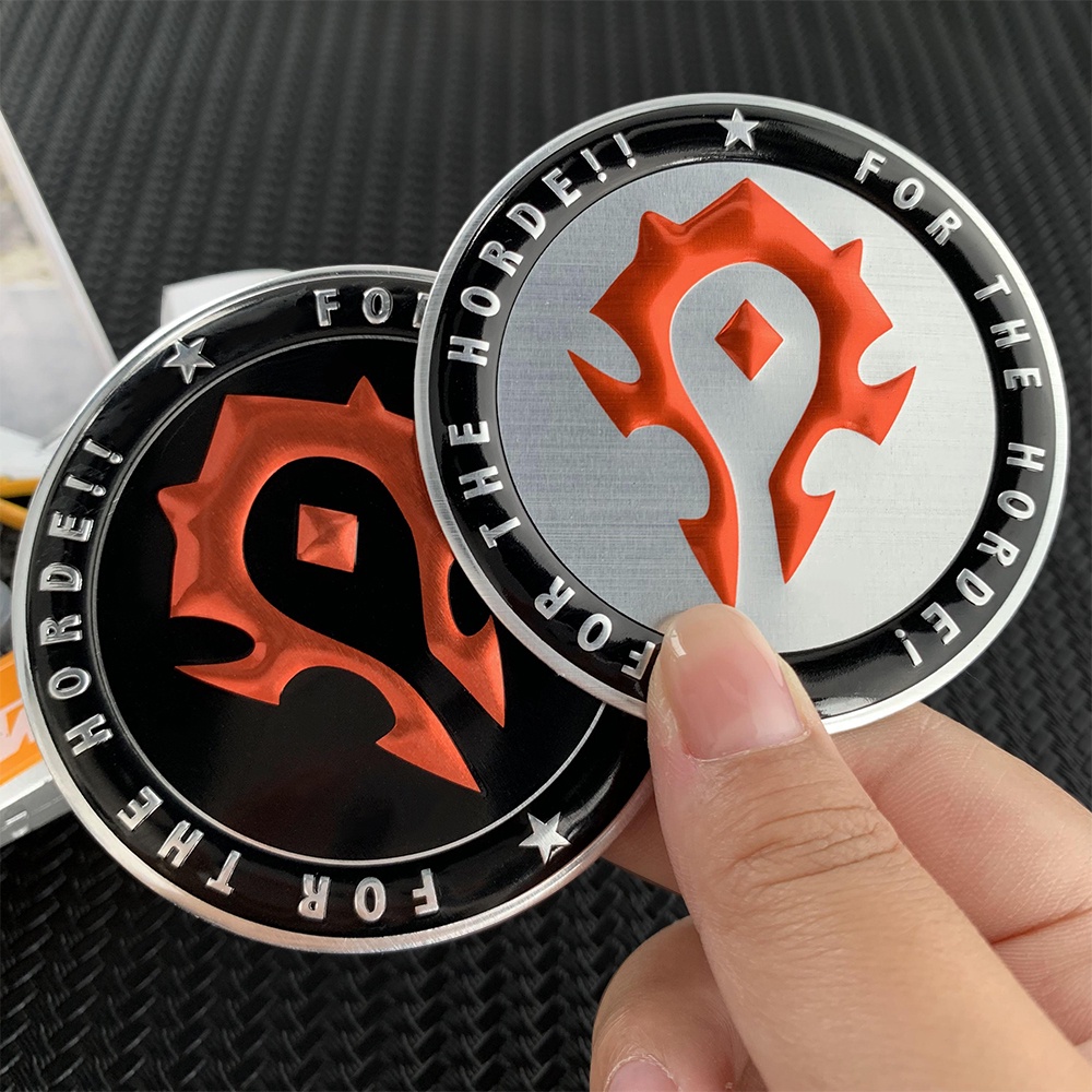 3D Aluminium World of Warcraft Alliance Motorcycle Stickers Alliance ...