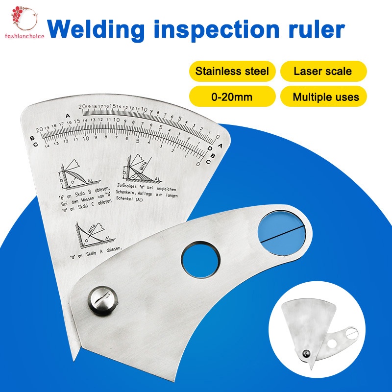 Welding Tools Weld Gage Inspection Gauge Lightweight 020mm Bridge Cam