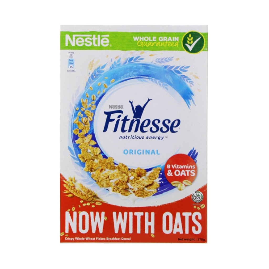 Nestle Fitnesse Original Crispy Whole-Wheat Flakes Breakfast Cereal ...