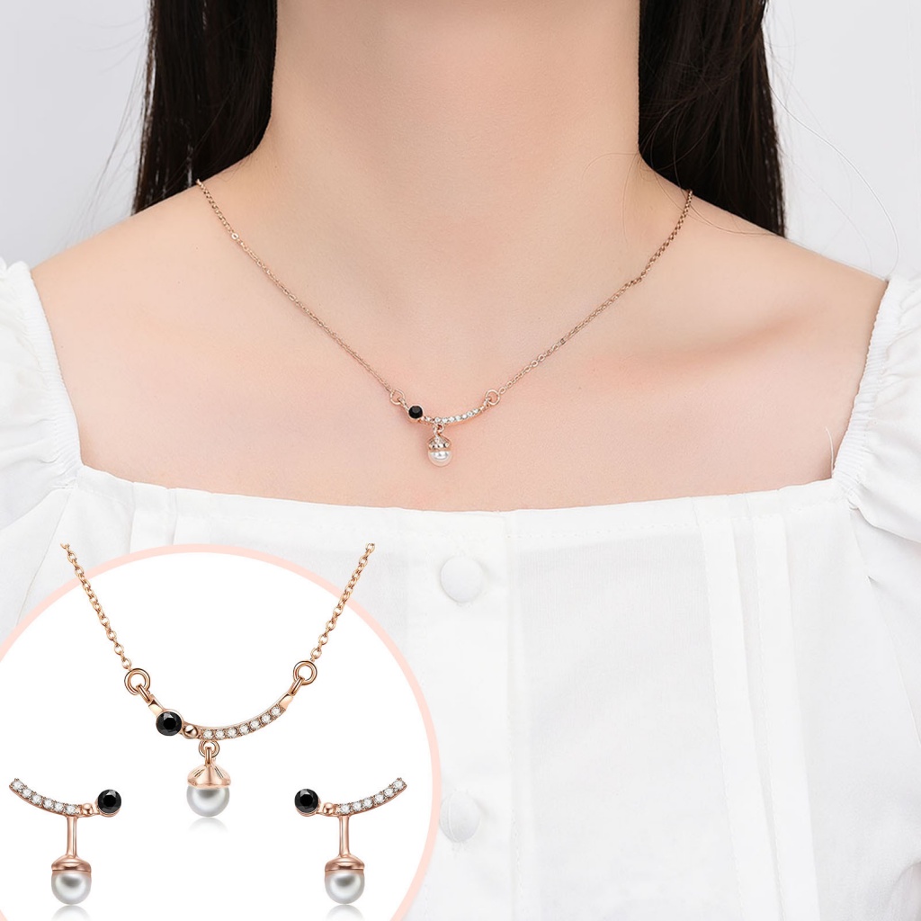 Austinstore 1 Set Fine Workmanship Jewelry Set Women Accessory Pendant