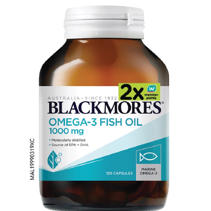 BLACKMORES Omega3 Fish Oil 1000mg (120's) Shopee Malaysia