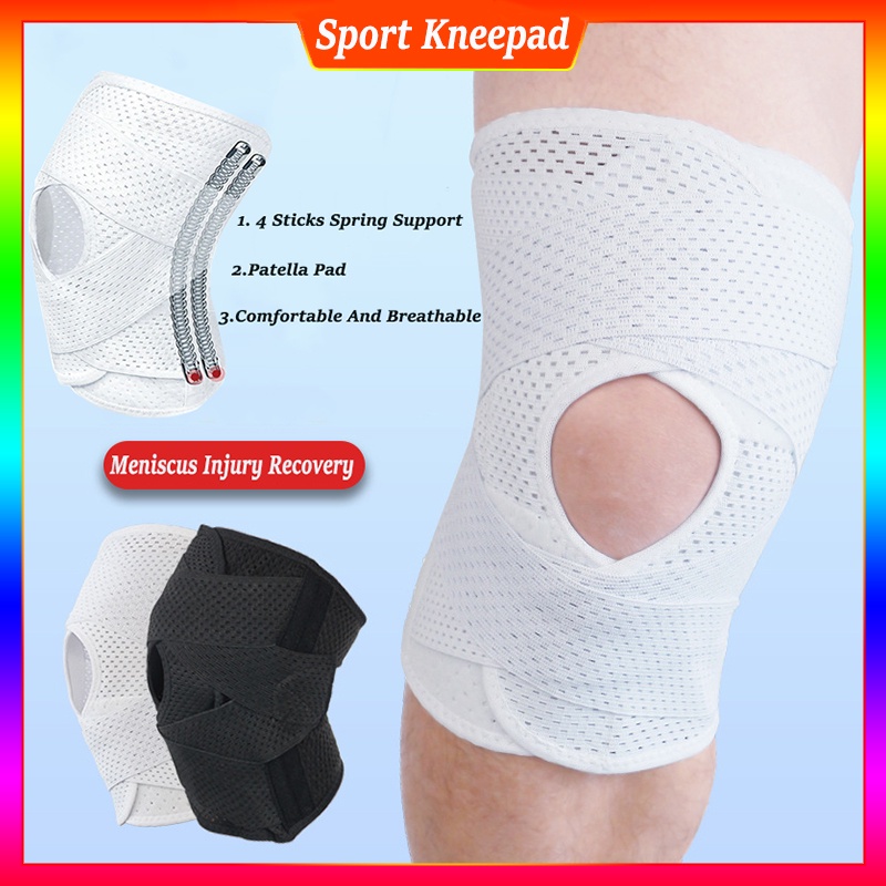 Sport Kneepad Knee Guard Support with Side Stabilizers for Meniscal