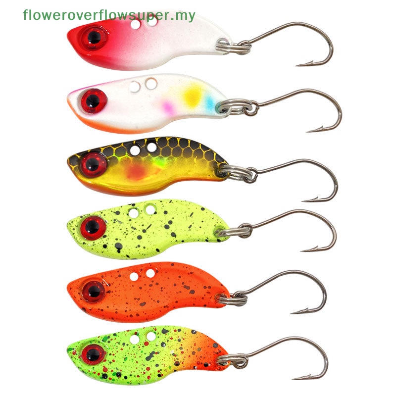 FSMY Trout Lures Mini Zinc Alloy Fishing Spoons 2.5g Freshwater Spinner
