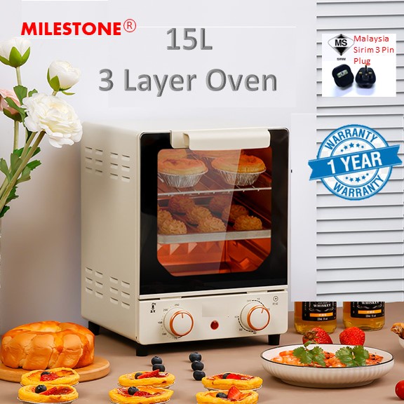 Milestone Electric Oven Vertical Oven 15L Capacity 3 Layer Vertical ...