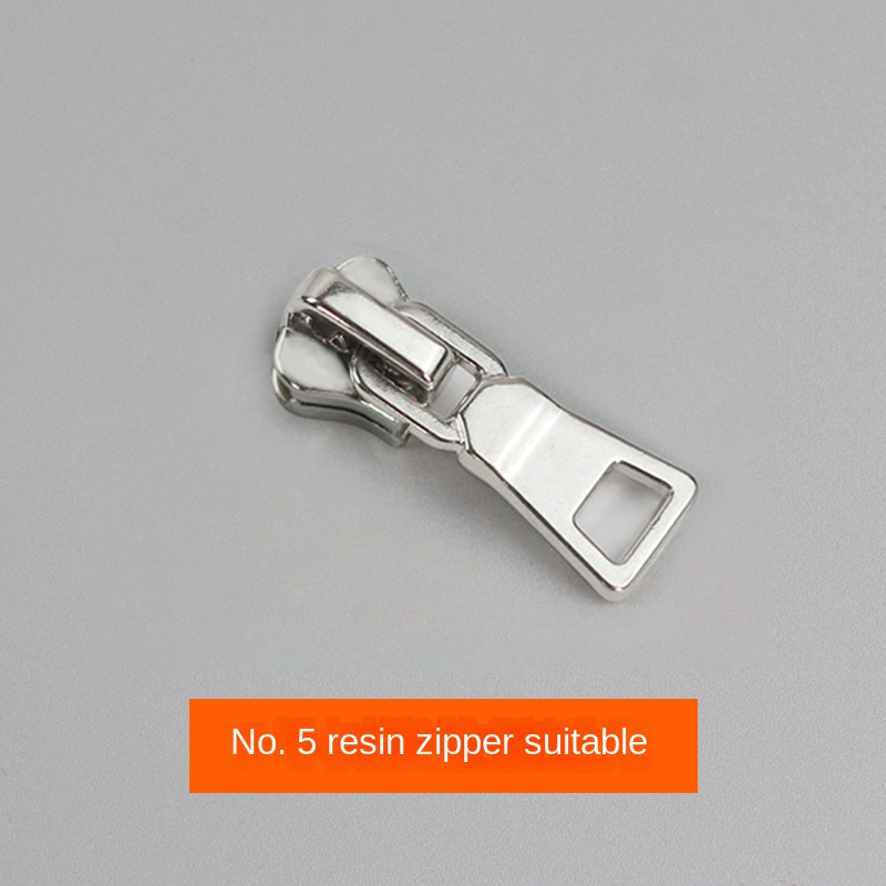 1pcs No. 3, No. 5, No. 8 slider nylon metal resin hanging silver high