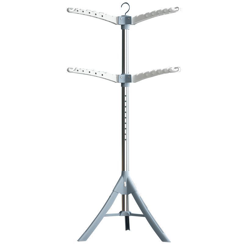 Retractable Vertical Drying Rack Vertical Clothes Hanger Simple Upright Shrink Upright Lifting