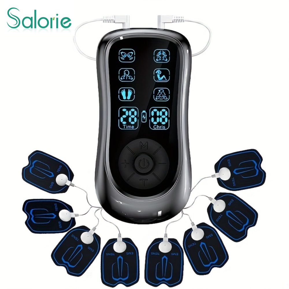New Rechargeable Tens Unit Muscle Stimulator Pain Relief EMS Electric