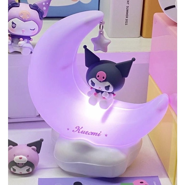 3 Level Lights Moon Sleep Sanrio Miniso Led Night Light Kuromi ...