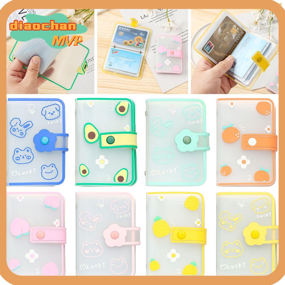 DIACHAMY Small Photo Album Gift Students Girls Name Card ID Holder Card ...