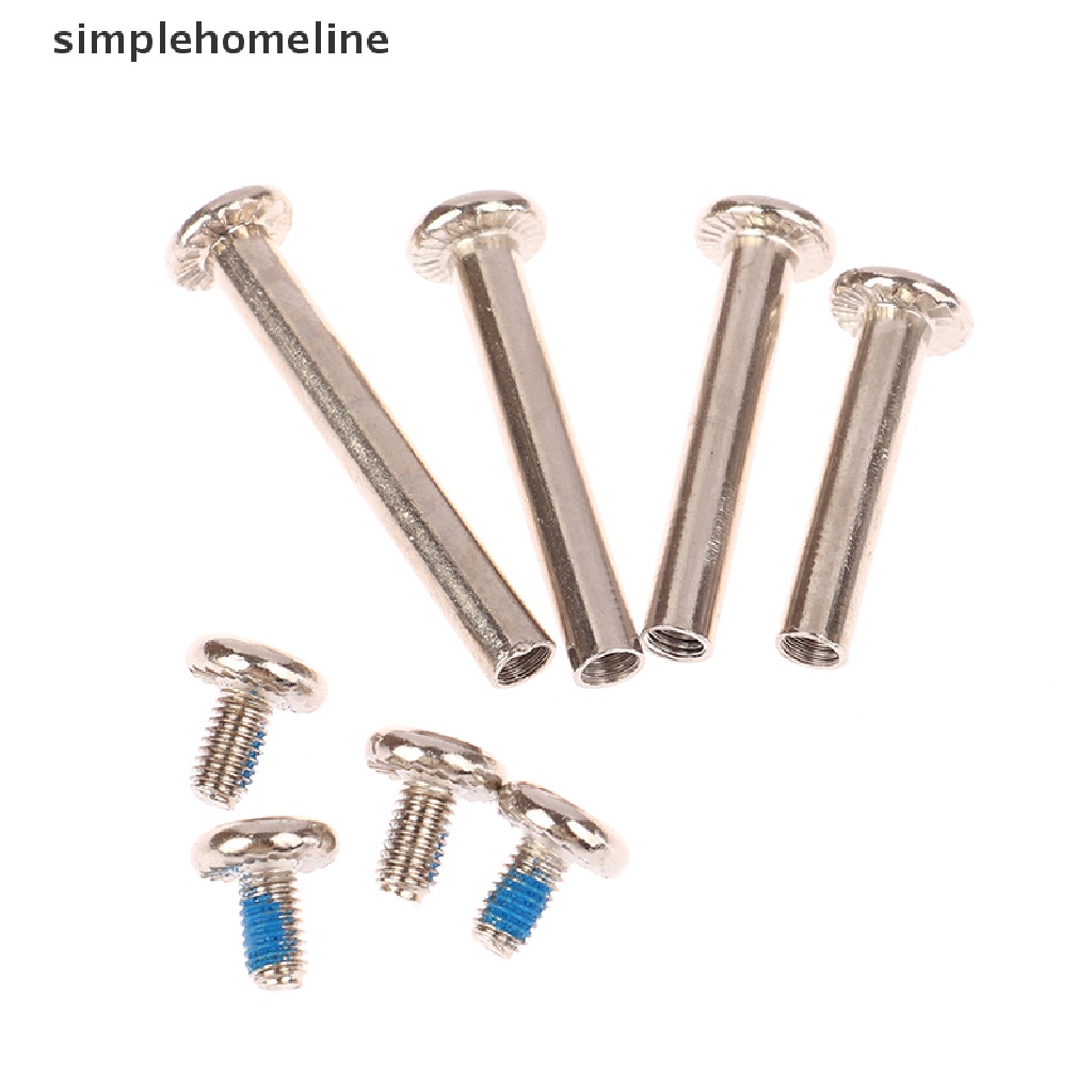 simplehomeline 4Sets stainless steel luggage screws, luggage accessories Luggage Wheels Bolts