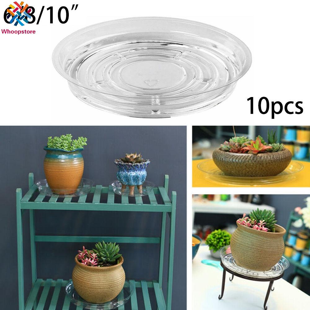 WHOOPSPlastic Saucer Base Round Plant Flower Pot Plate Water Drip