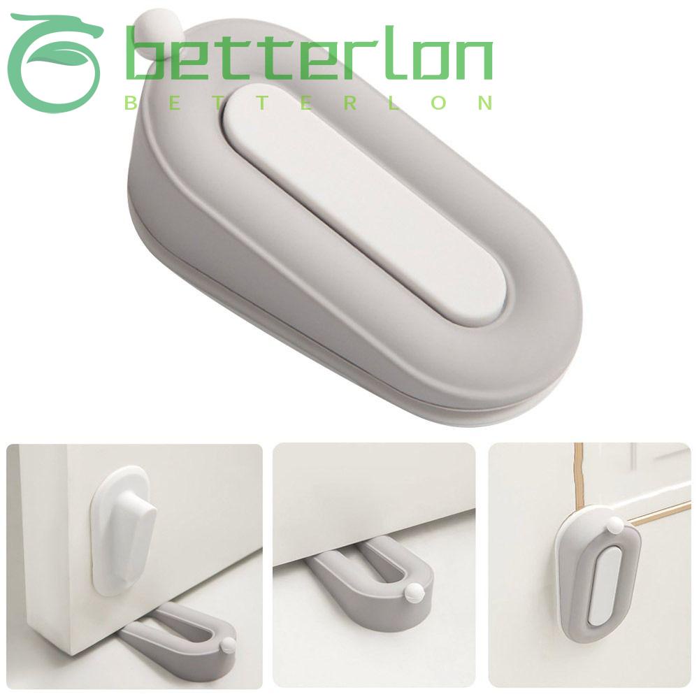 BETTERLONTIME Door Stopper Safety Wall Protector Removable Wedge
