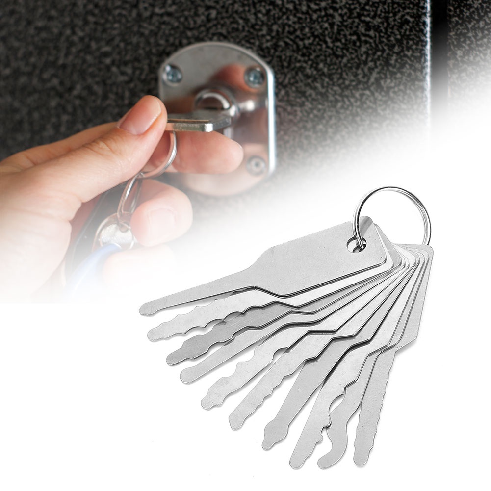 TIM-Keychain Door Opener Mini Pocket 10 In 1 Key Shape Repair Tool ...