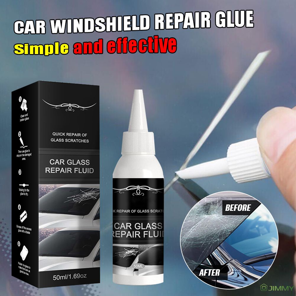 50ml Window Curing Glue Car Windshield Cracked Repair Too Diy Car Window Phone Screen Repair Kit