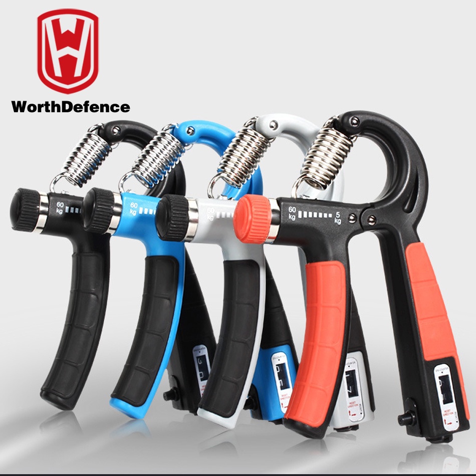 Worthdefence 5-60Kg Countable Hand Grip Gym Fitness Men Adjustable ...