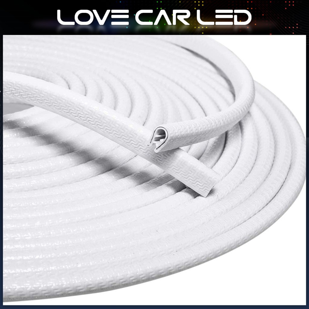 white Car Door Edge Guards U Shape Edge Trim Rubber Seal Protector Car