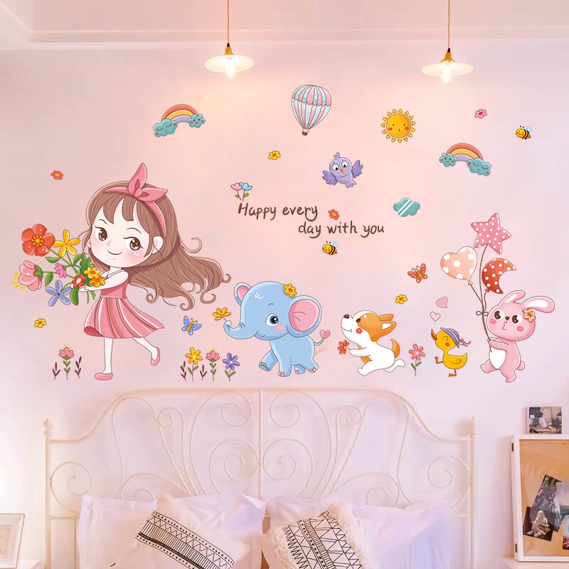 [Wall Stickers] Children Wallpaper Cartoon Wall Stickers Children's