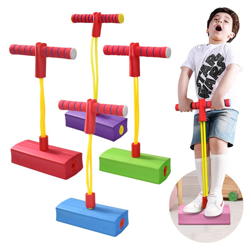 Children's High Jump Toys Frog Jump Jumping Stick Trampoline Foam Height Enhancement Jumping