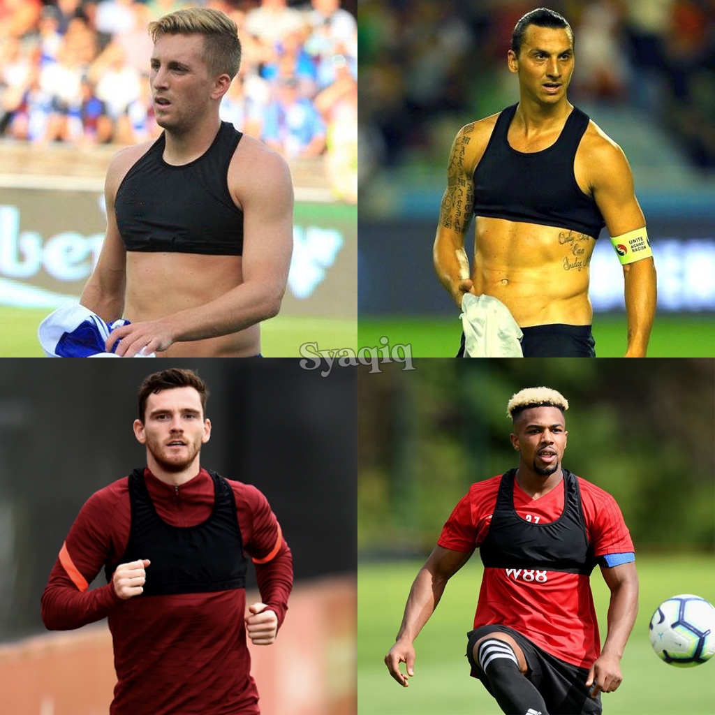 What are footballer's vests for?