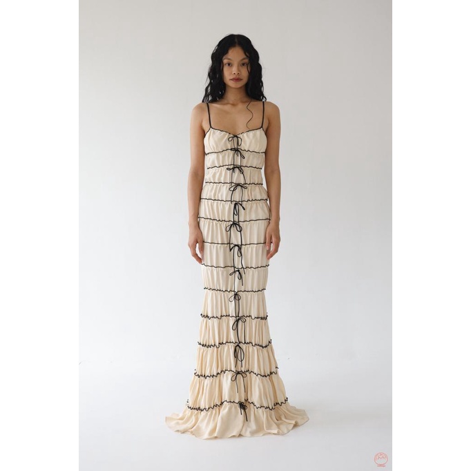 ironknightWomen´s Summer Long Skinny Sling Dress, Low Cut Ruched