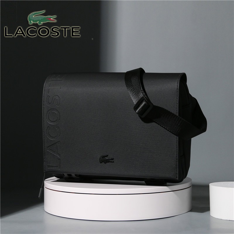 Men's Bags Men's Leather Bags *Lacoste_ Men's Diagonal Crossbody Bags