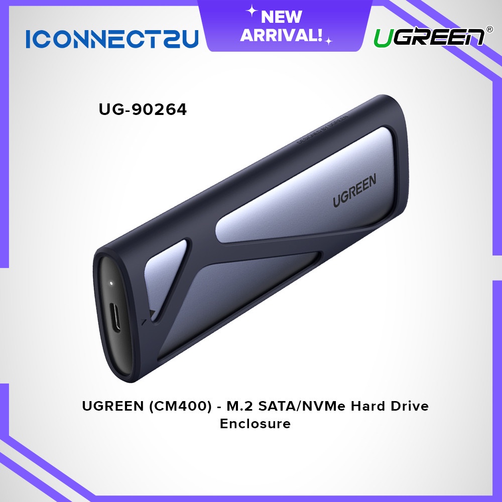Ugreen (CM400) 90264 M.2 NVMe Sata Hard Drive Enclosure | Shopee Malaysia