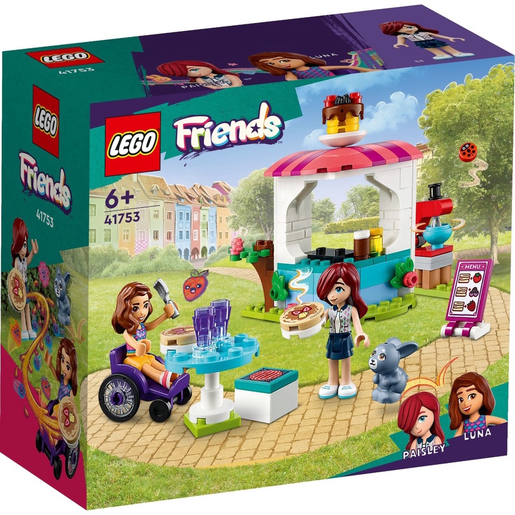 LEGO 41753 Friends Pancake Shop Building Toy Set (157 Pieces) | Shopee ...