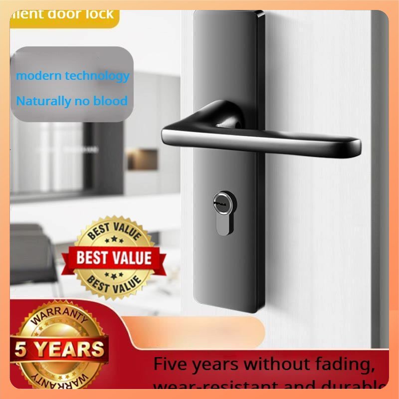 【𝗠𝗬 𝗦𝗣𝗢𝗧】Bedroom door lock home room door bedroom magnetic suction mute ...
