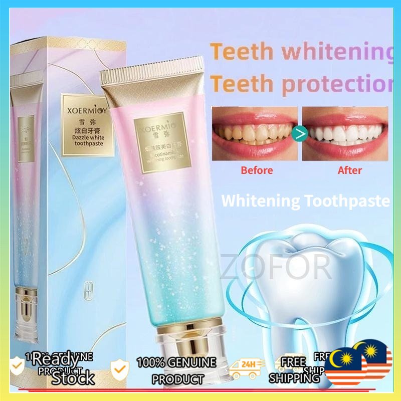 100g Ubat Gigi Teeth Whitening Gigi Putih Whitening Toothpaste Teeth ...