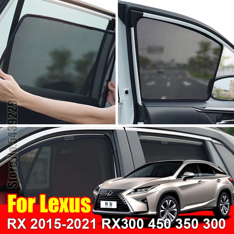 thumbnail image 2 of WeatherTech TS0019 Sunshade Window Shade For Lexus RX – Reflective Front, Silver/Black 2 of 4