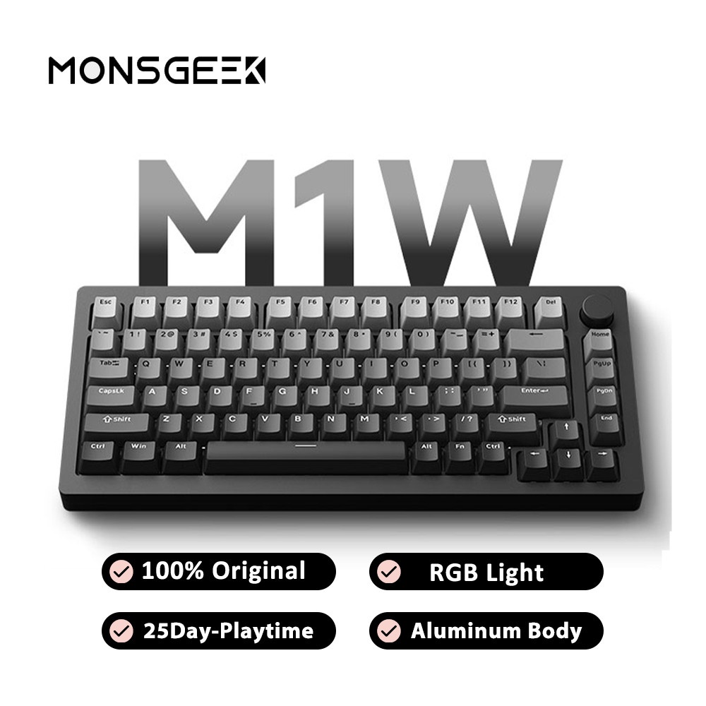 【Ready Stock】Monsgeek M1W Bluetooth Wireless Custom Mechanical Keyboard