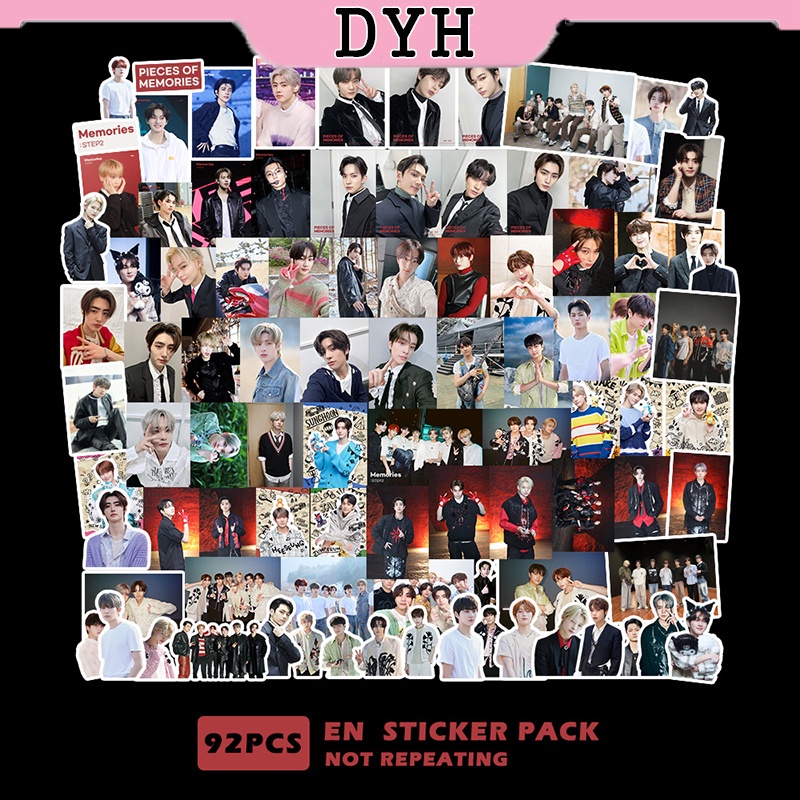 92pcs/set ENHYPEN Sticker Memories : STEP 2 KPOP Photo Sticker Diary ...