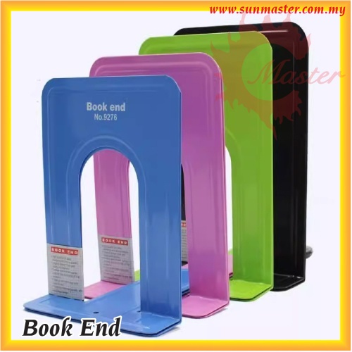 Metal Book End (2pcs) | Bookend Stand | Book Holder | Rak Buku | Tamat ...