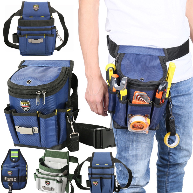 Fast Electrician Special Toolkit Woodworking Thickened Waist Bag with