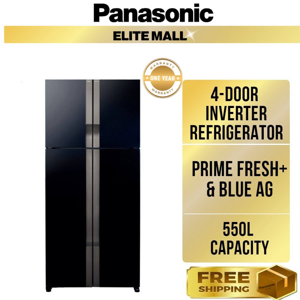 PANASONIC NR-DZ601V 4-DOOR INVERTER REFRIGERATOR - PRIME FRESH+ & BLUE ...