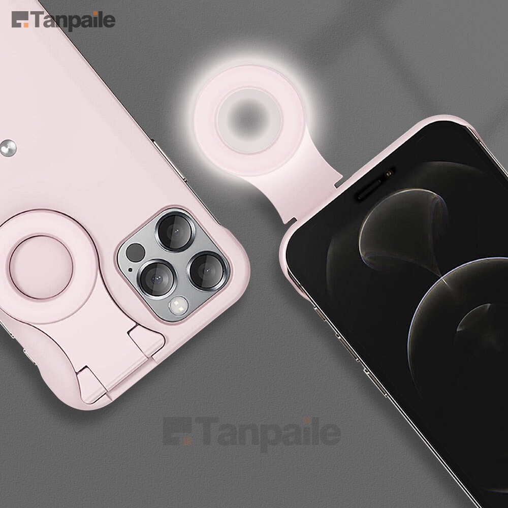 Selfie Ring Flash Fill Light Glow Case For iphone 14 13 12 Pro Max