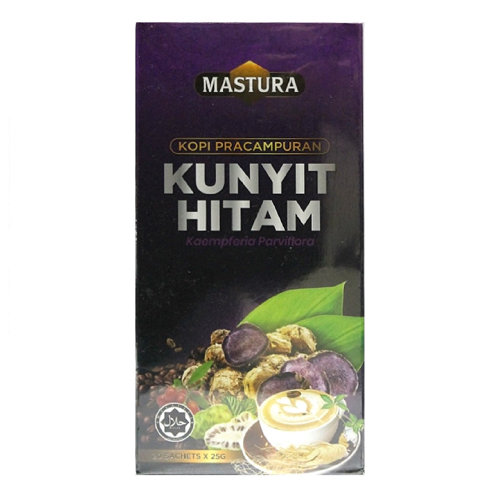 Mastura Kopi Kunyit Hitam 20s X 25g Shopee Malaysia 6769