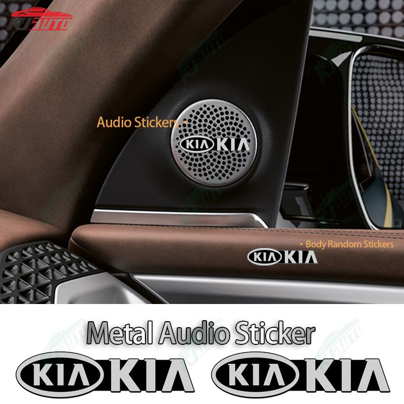 7pcs/set new emblem for Kia KN LOGO K5 K3 Front grille rear trunk logo  Wheel hubcover Steering wheel sticker