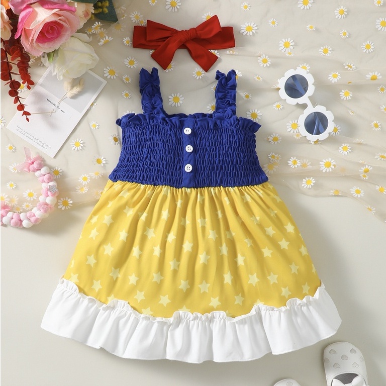 【Gift Headband】Dress Baby Girl 1-3 Years Baju Merdeka Budak 2PCS ...