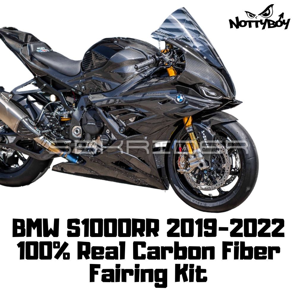 BMW S1000RR 2019-2022 100% Real Carbon Fiber Fairing Kit Premium High ...