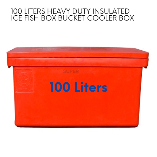100 Liters Heavy Duty Insulated Ice Box Fish Ice Bucket Cooler Box Cold Storage Shopee Malaysia