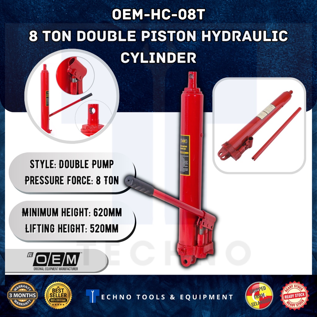 8 Ton Hydraulic Hand Pumps Ram (2 Ton Engine Crane) with Arm